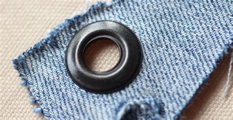 metal rings for holes in fabric|Setting Eyelets & Grommets .